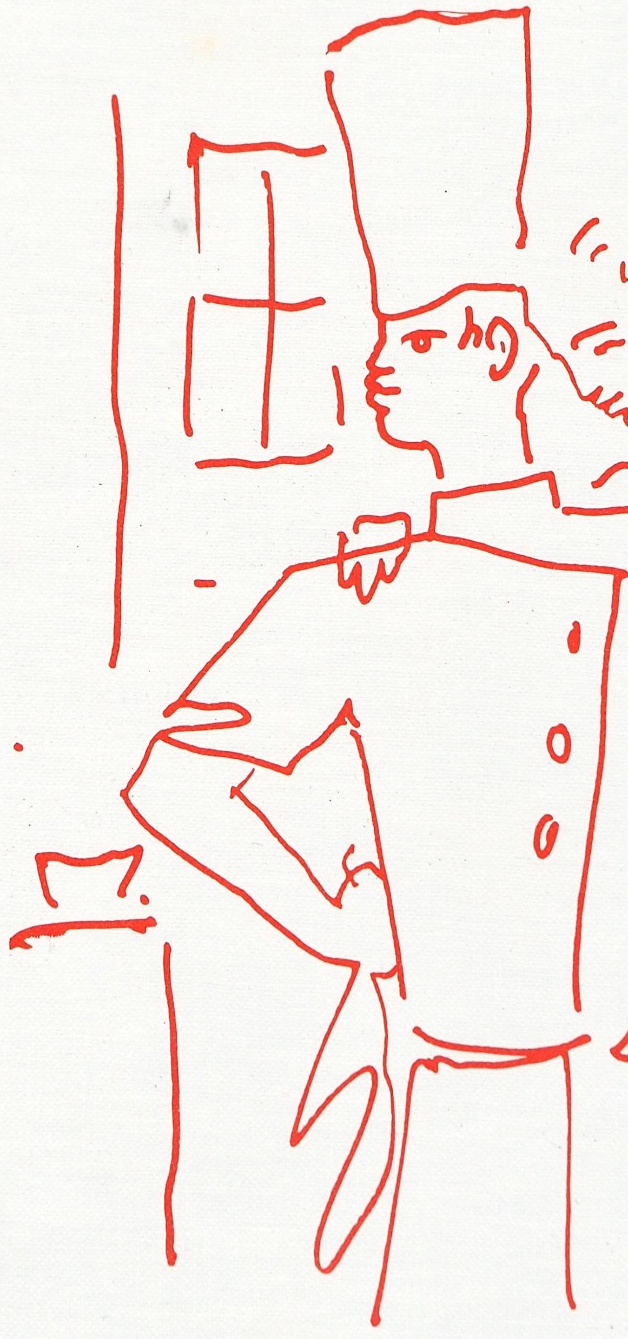 Jean Cocteau, Untitled, from Recipes for a Friend, 1964 For Sale 2