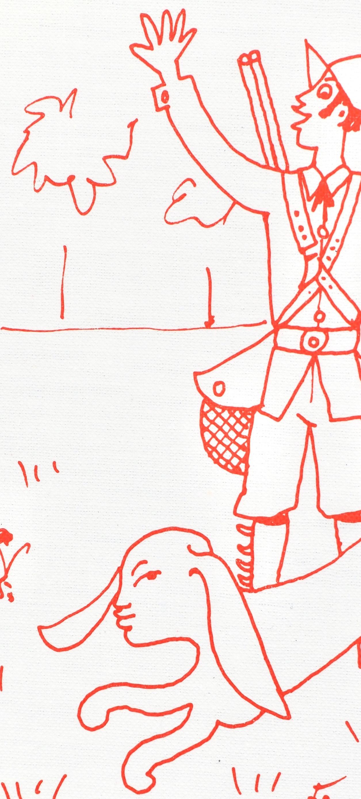 Jean Cocteau, Untitled, from Recipes for a Friend, 1964 in vendita 2