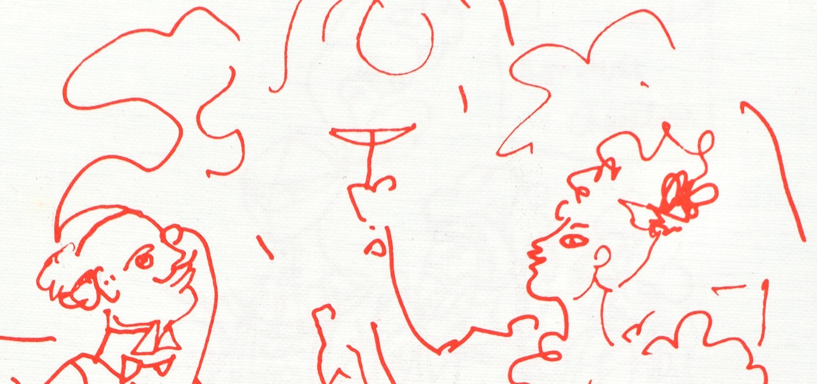 Jean Cocteau, Untitled, from Recipes for a Friend, 1964 in vendita 2