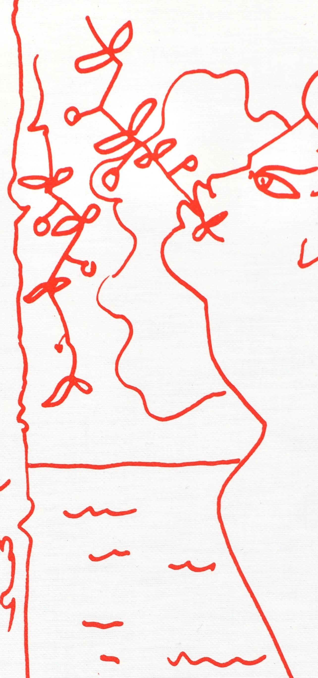 Jean Cocteau, Untitled, from Recipes for a Friend, 1964 in vendita 2