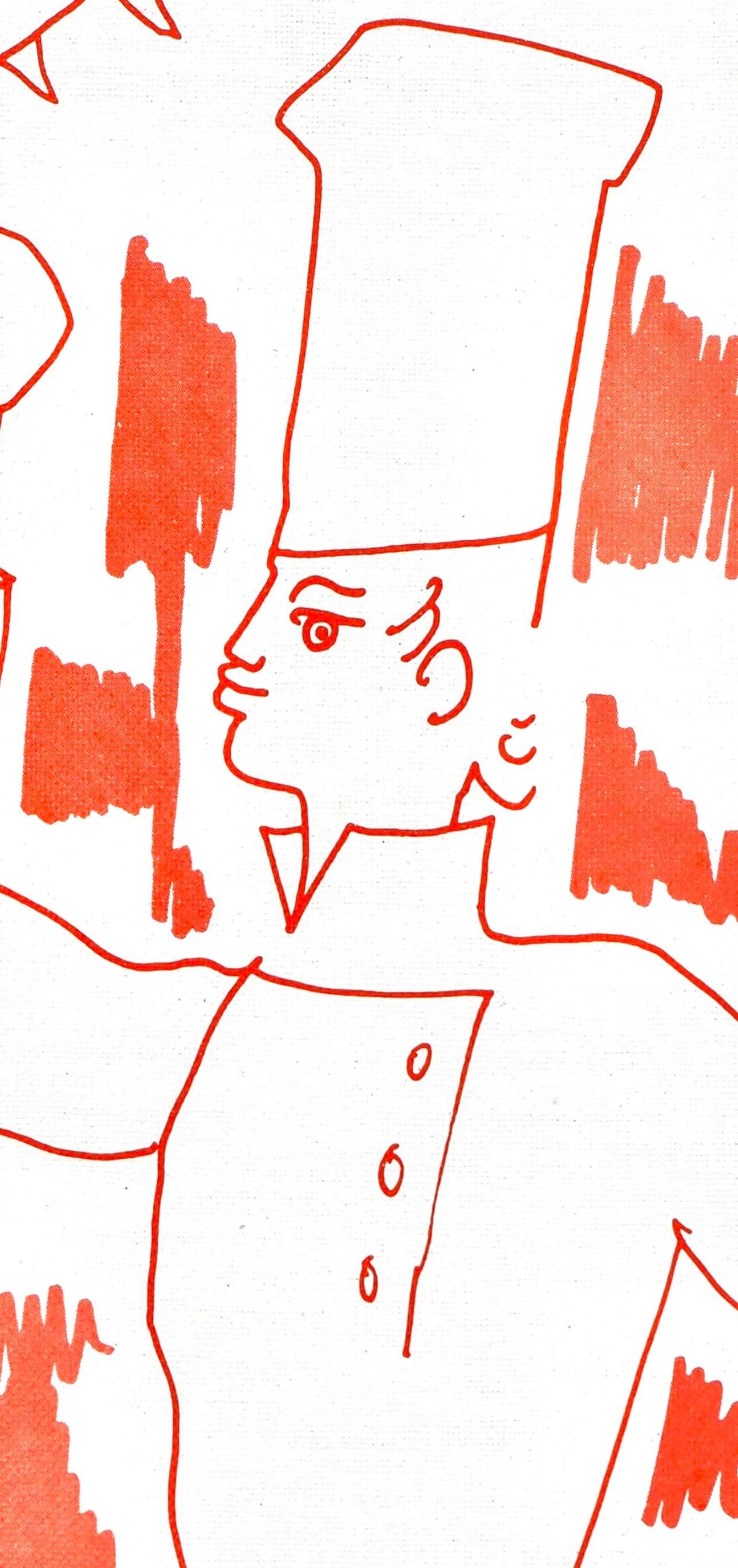 Jean Cocteau, Untitled, from Recipes for a Friend, 1964 in vendita 2