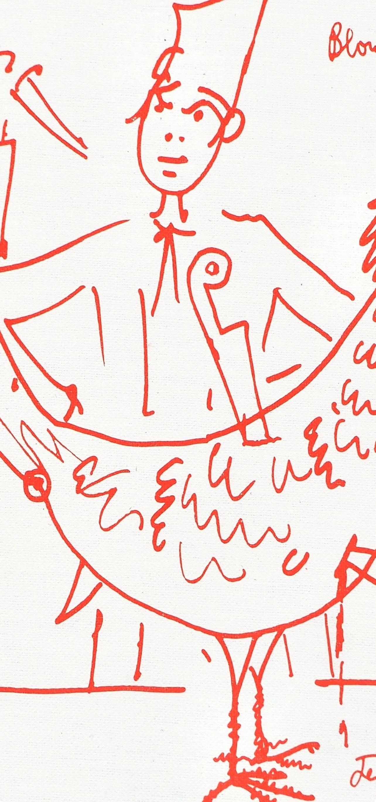 Jean Cocteau, Senza titolo, da Ricette per un amico, 1964 in vendita 3