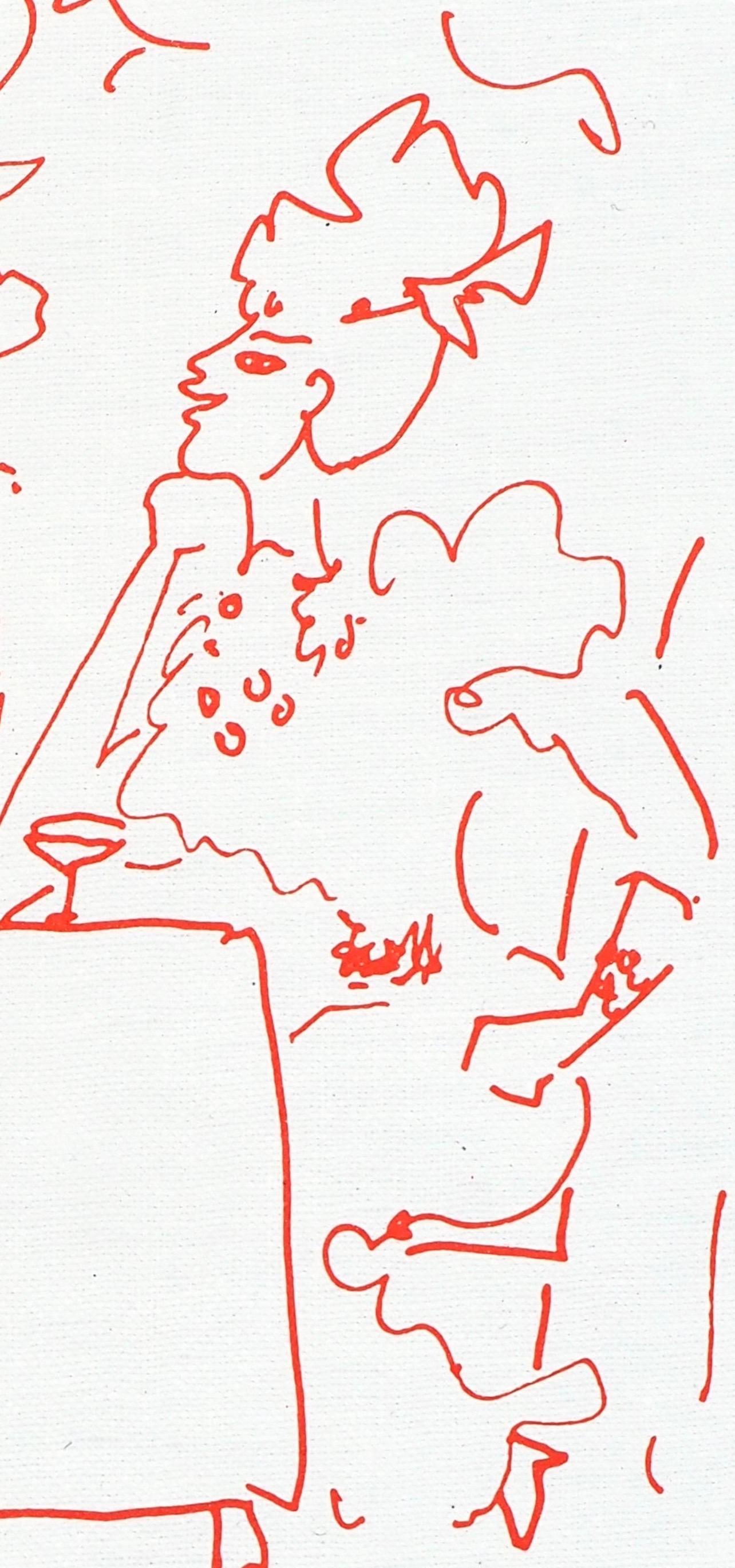 Jean Cocteau, Untitled, from Recipes for a Friend, 1964 For Sale 3