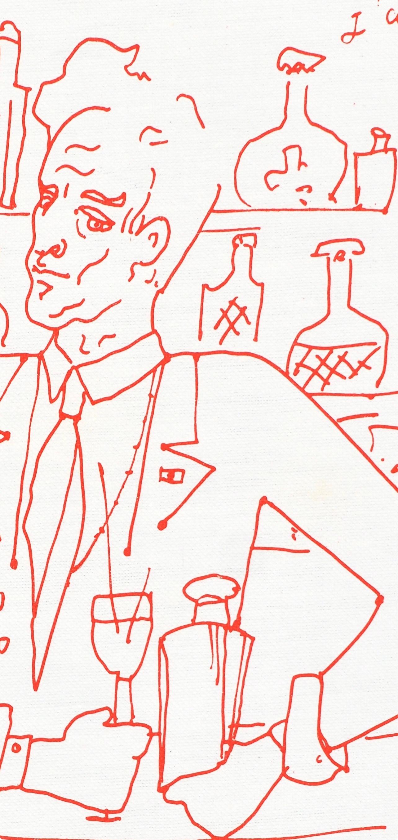 Jean Cocteau, Untitled, from Recipes for a Friend, 1964 For Sale 3