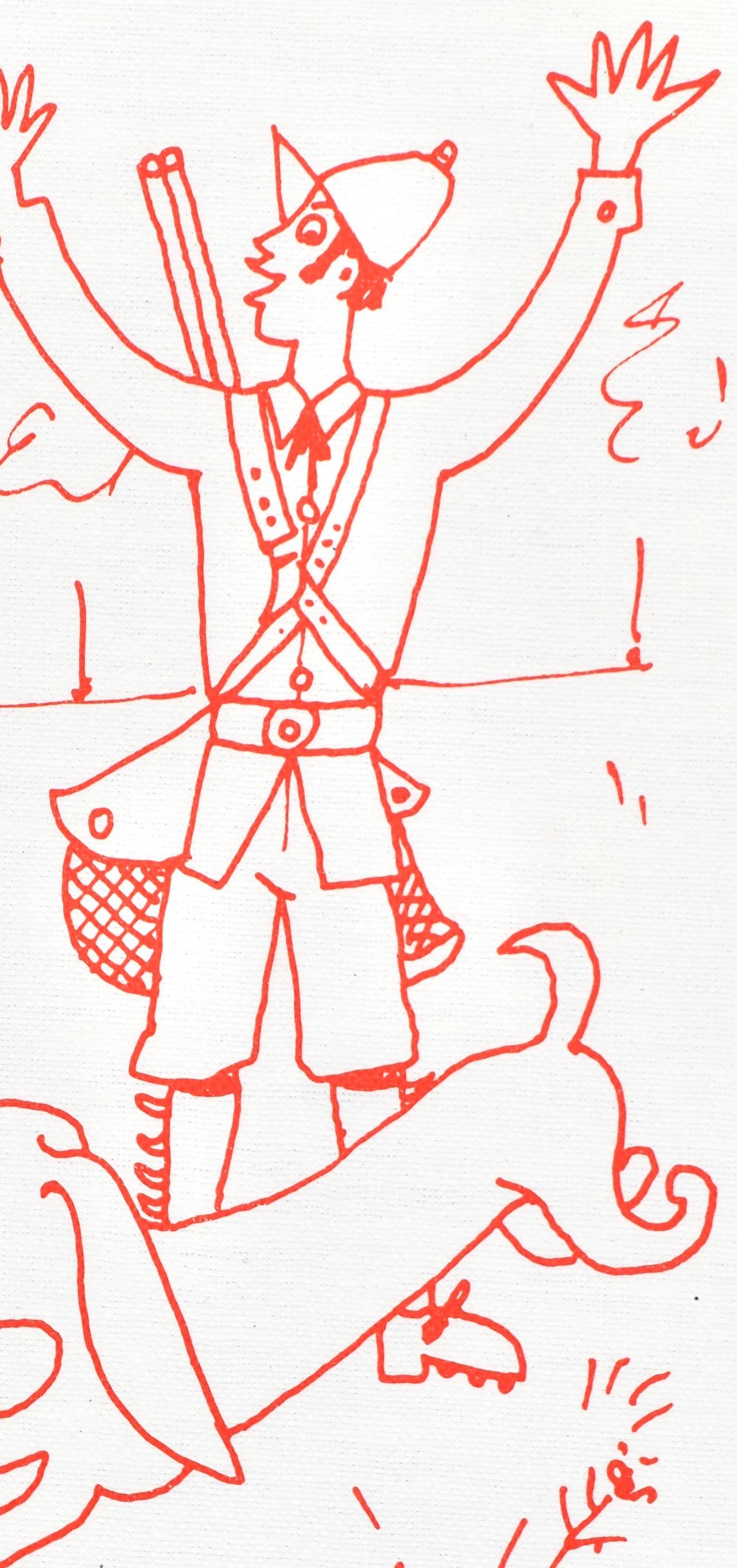 Jean Cocteau, Untitled, from Recipes for a Friend, 1964 in vendita 3