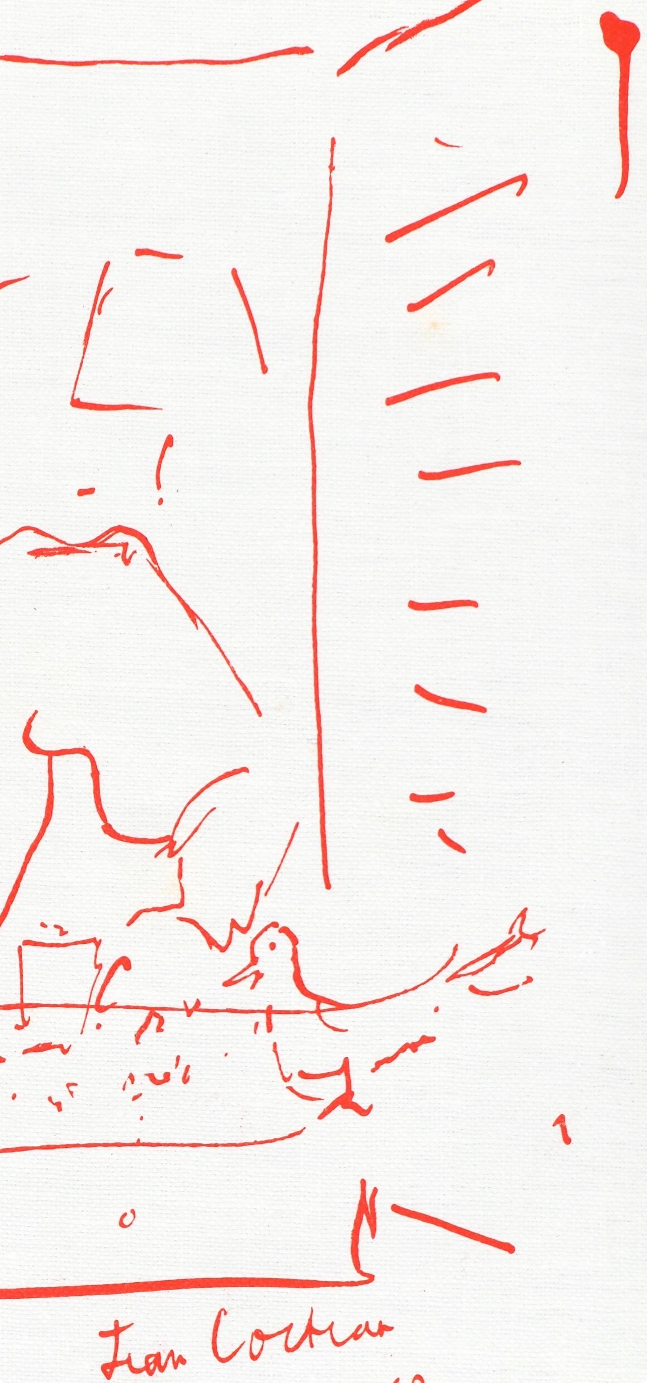 Jean Cocteau, Untitled, from Recipes for a Friend, 1964 in vendita 3