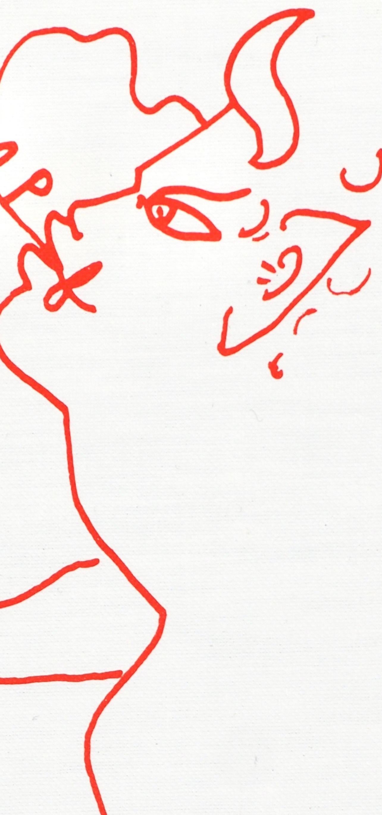 Jean Cocteau, Untitled, from Recipes for a Friend, 1964 in vendita 3