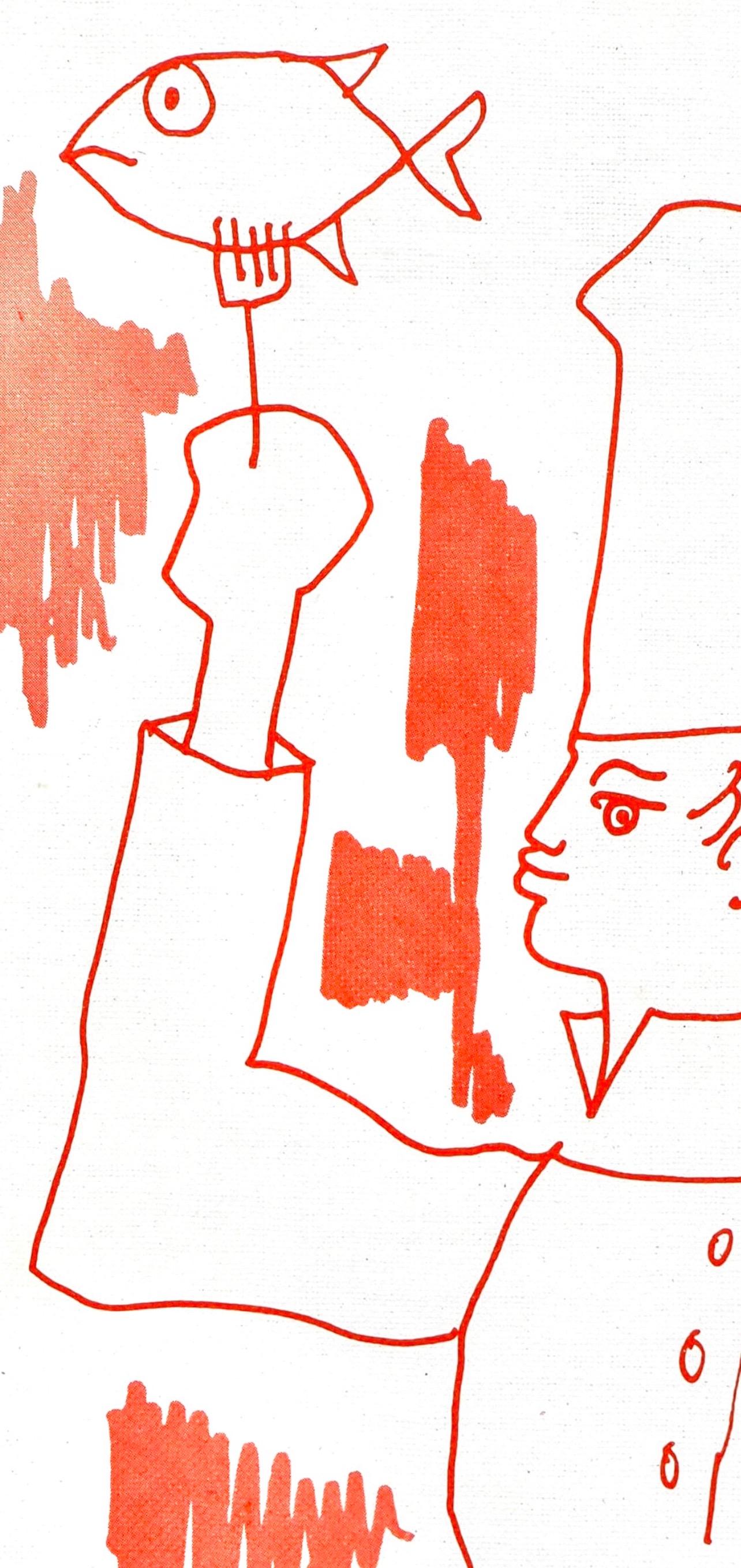 Jean Cocteau, Untitled, from Recipes for a Friend, 1964 in vendita 3