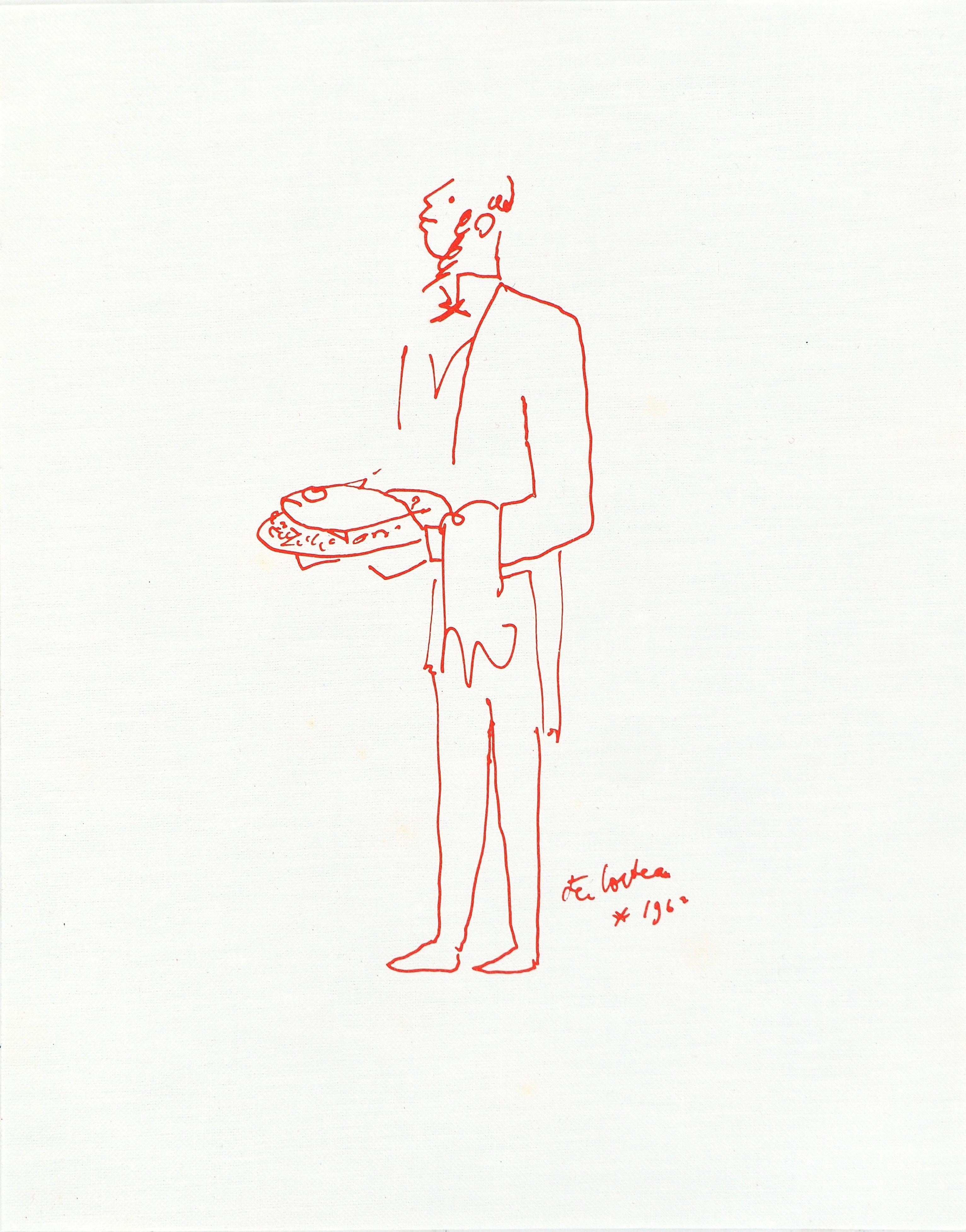 Jean Cocteau, Sin título, de Recetas para un amigo, 1964 en venta 4