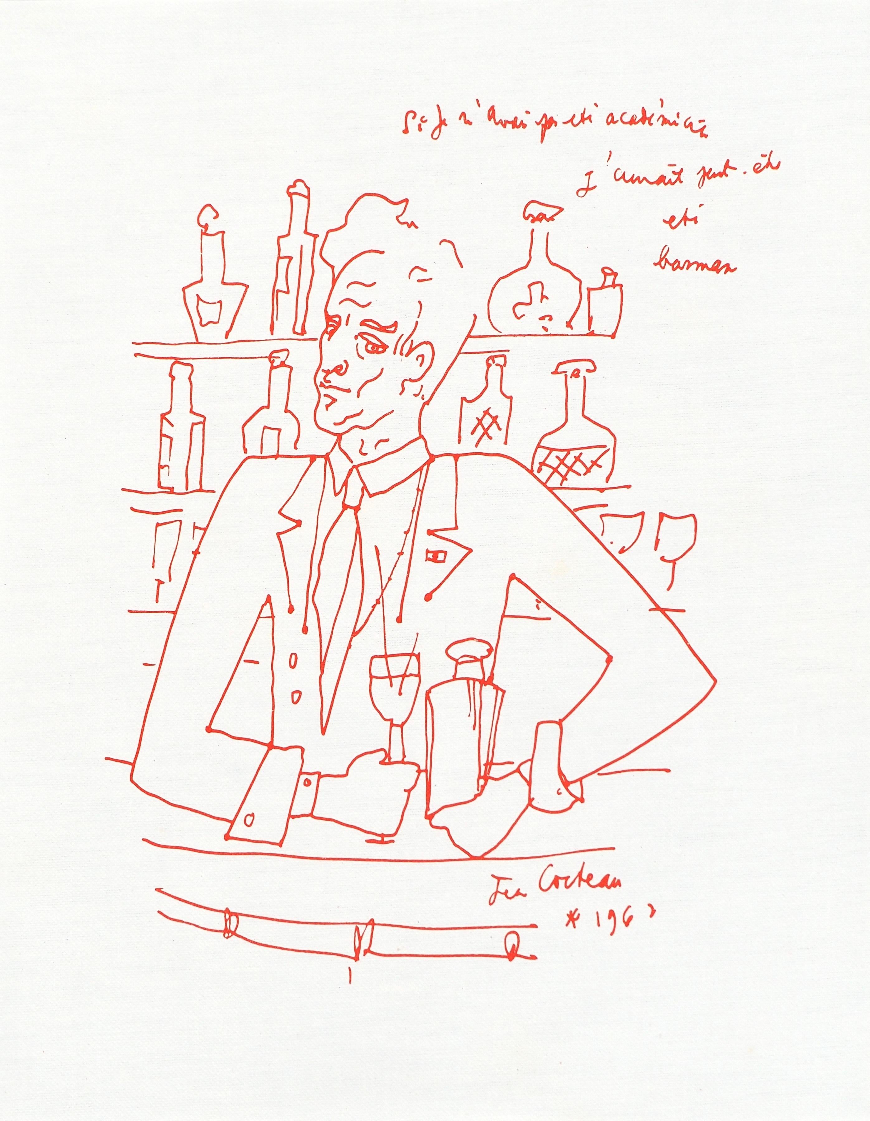 Jean Cocteau, Untitled, from Recipes for a Friend, 1964 For Sale 4