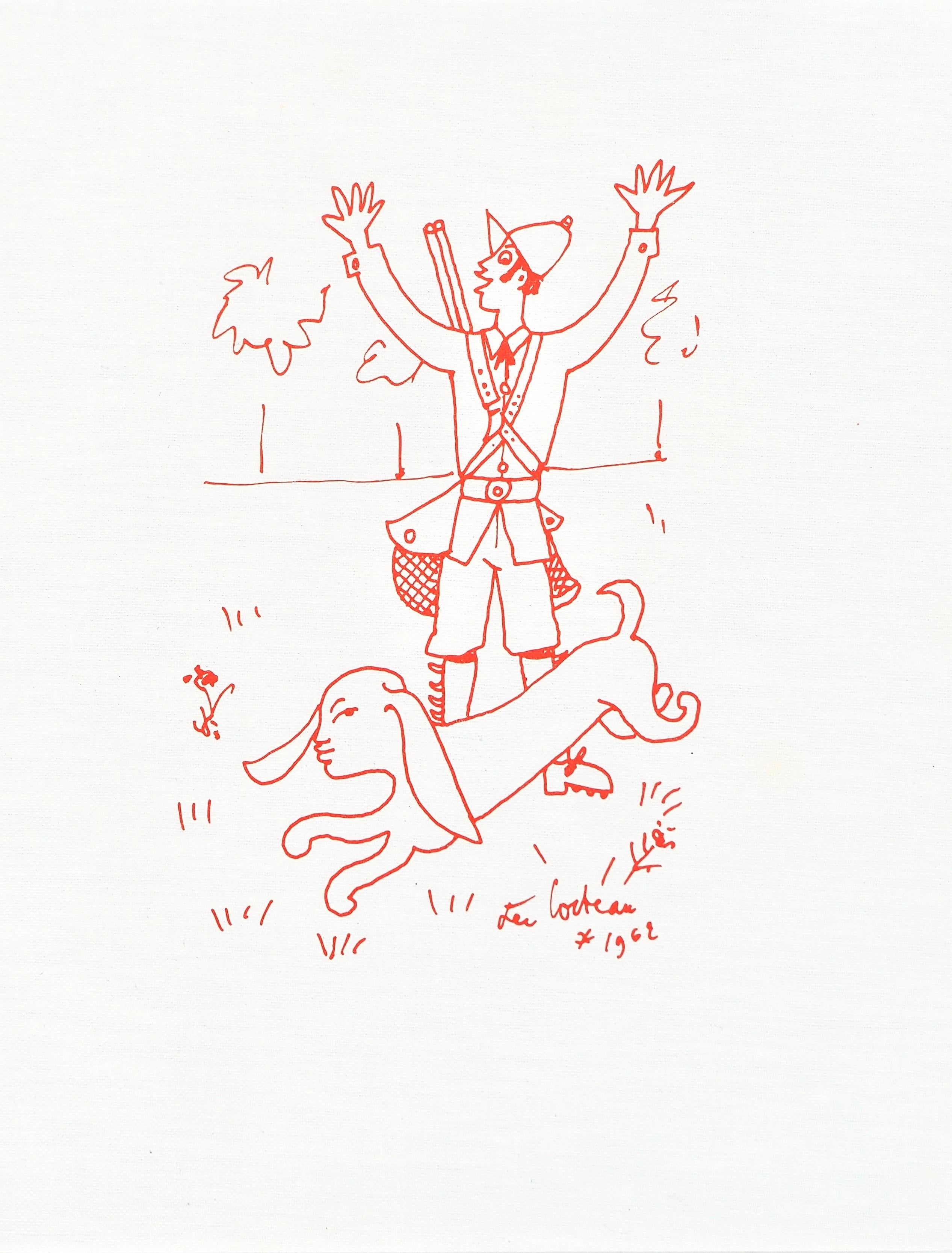 Jean Cocteau, Untitled, from Recipes for a Friend, 1964 in vendita 4