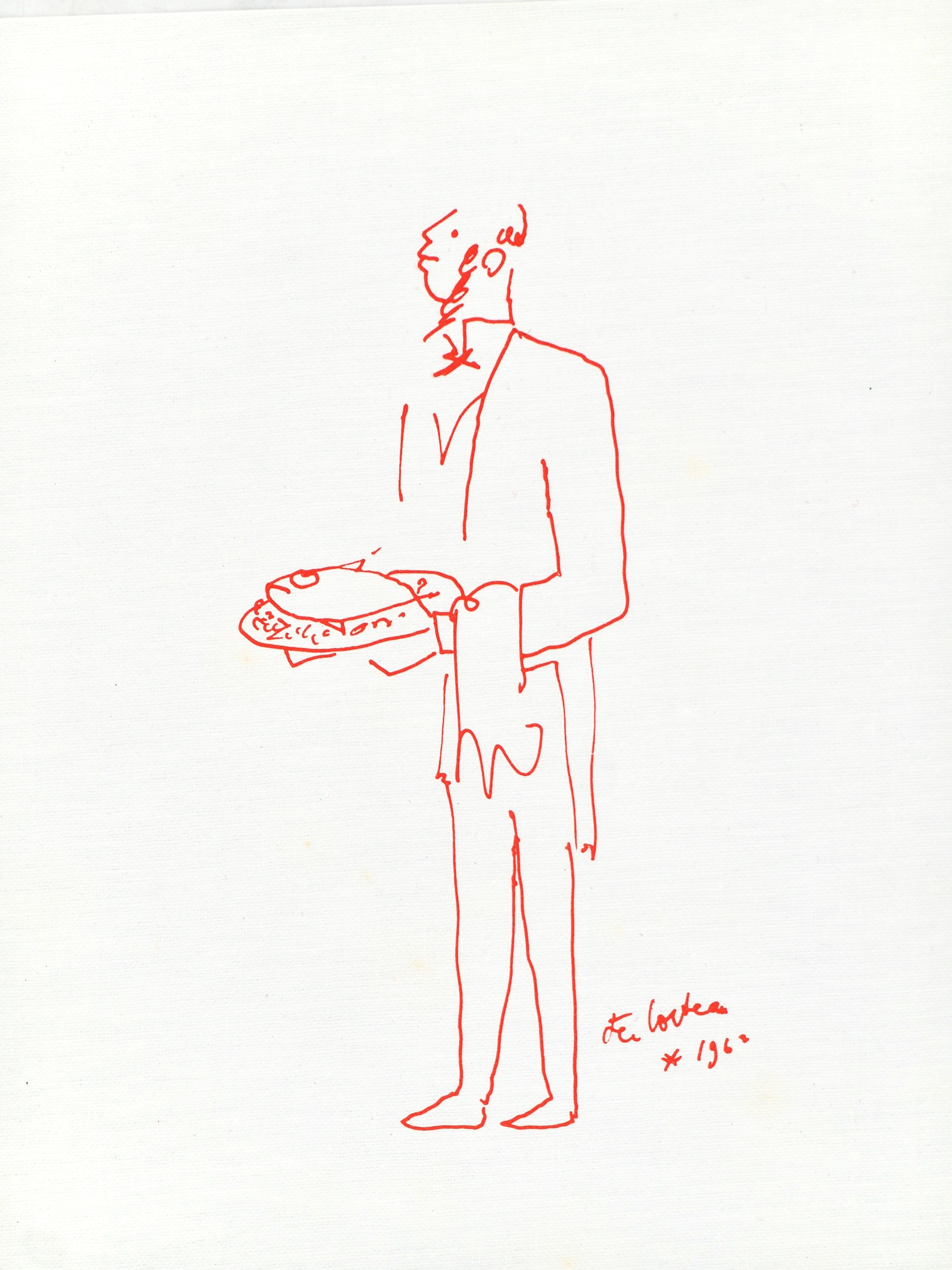 Jean Cocteau, Ohne Titel, aus Rezepte für einen Freund, 1964