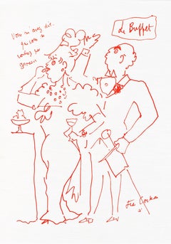 Jean Cocteau, Untitled, from Recipes for a Friend, 1964