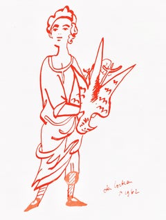 Jean Cocteau, Untitled, from Recipes for a Friend, 1964