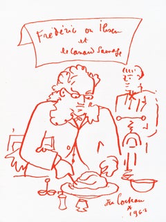 Jean Cocteau, Untitled, from Recipes for a Friend, 1964
