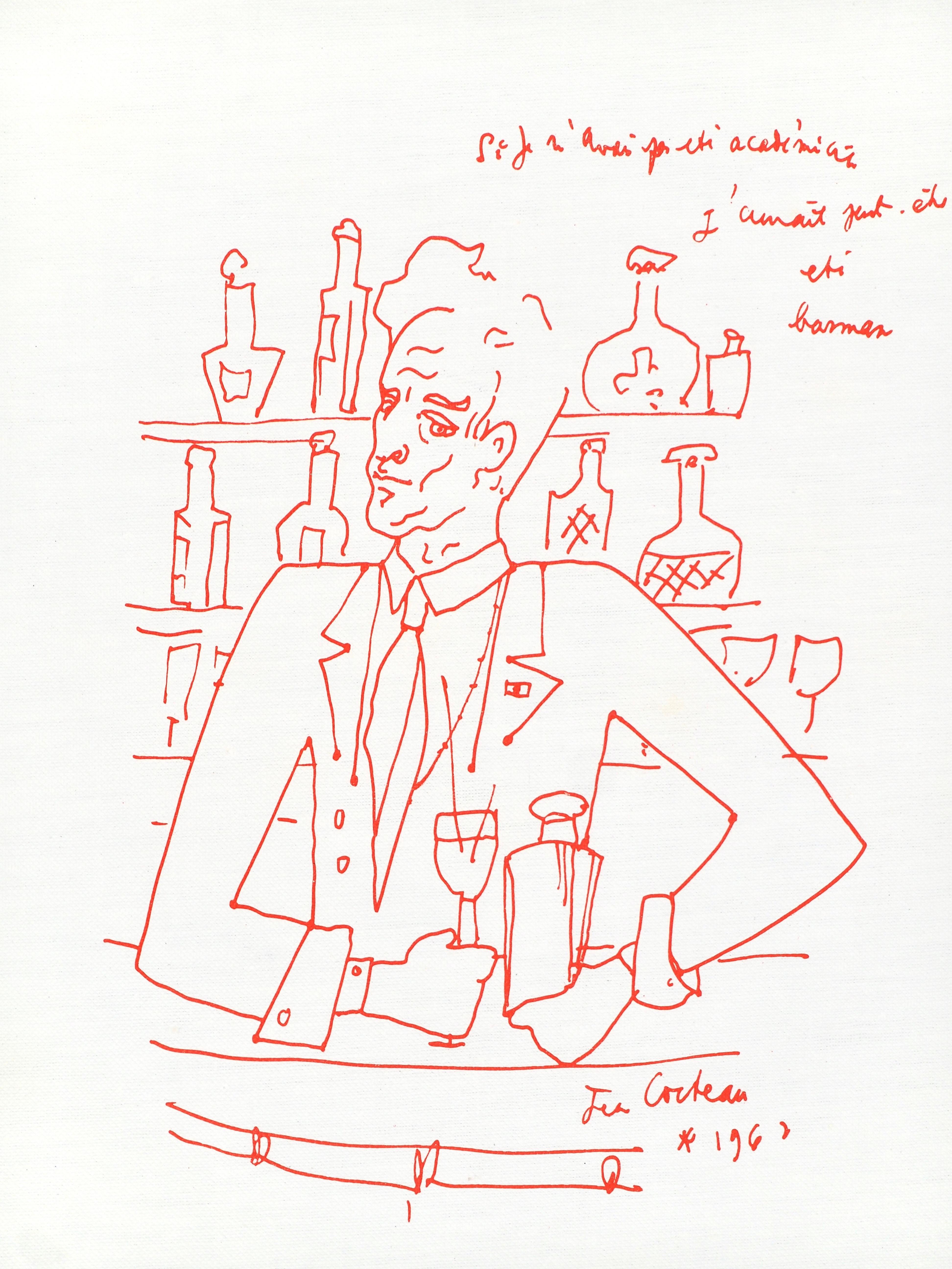 Jean Cocteau, Untitled, from Recipes for a Friend, 1964