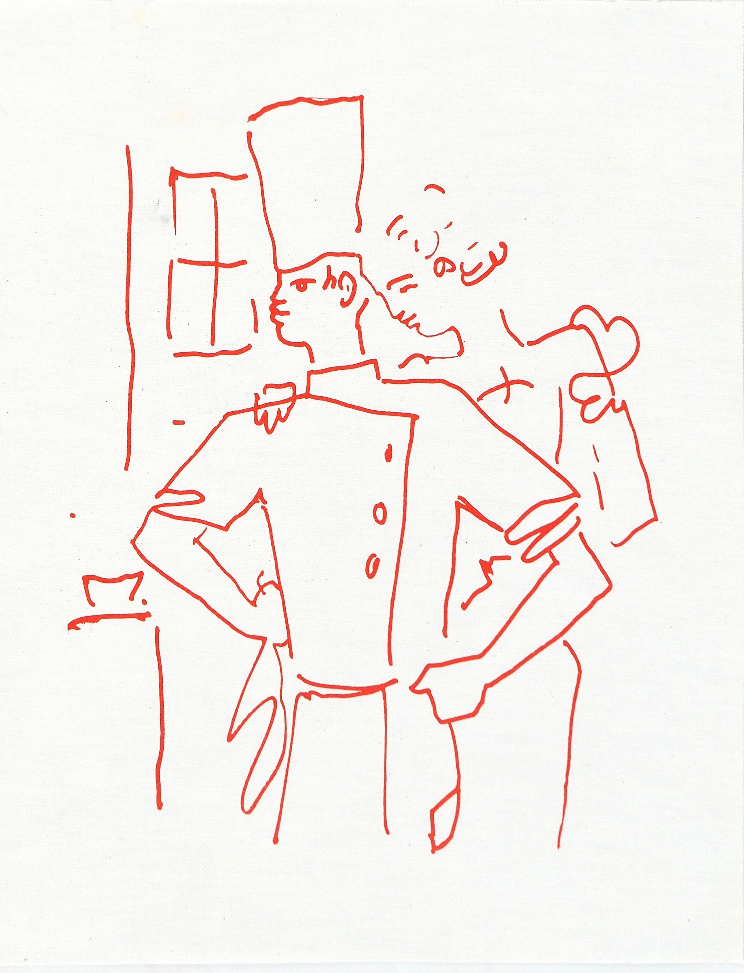 Jean Cocteau, Untitled, from Recipes for a Friend, 1964