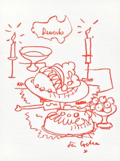 Jean Cocteau, Untitled, from Recipes for a Friend, 1964