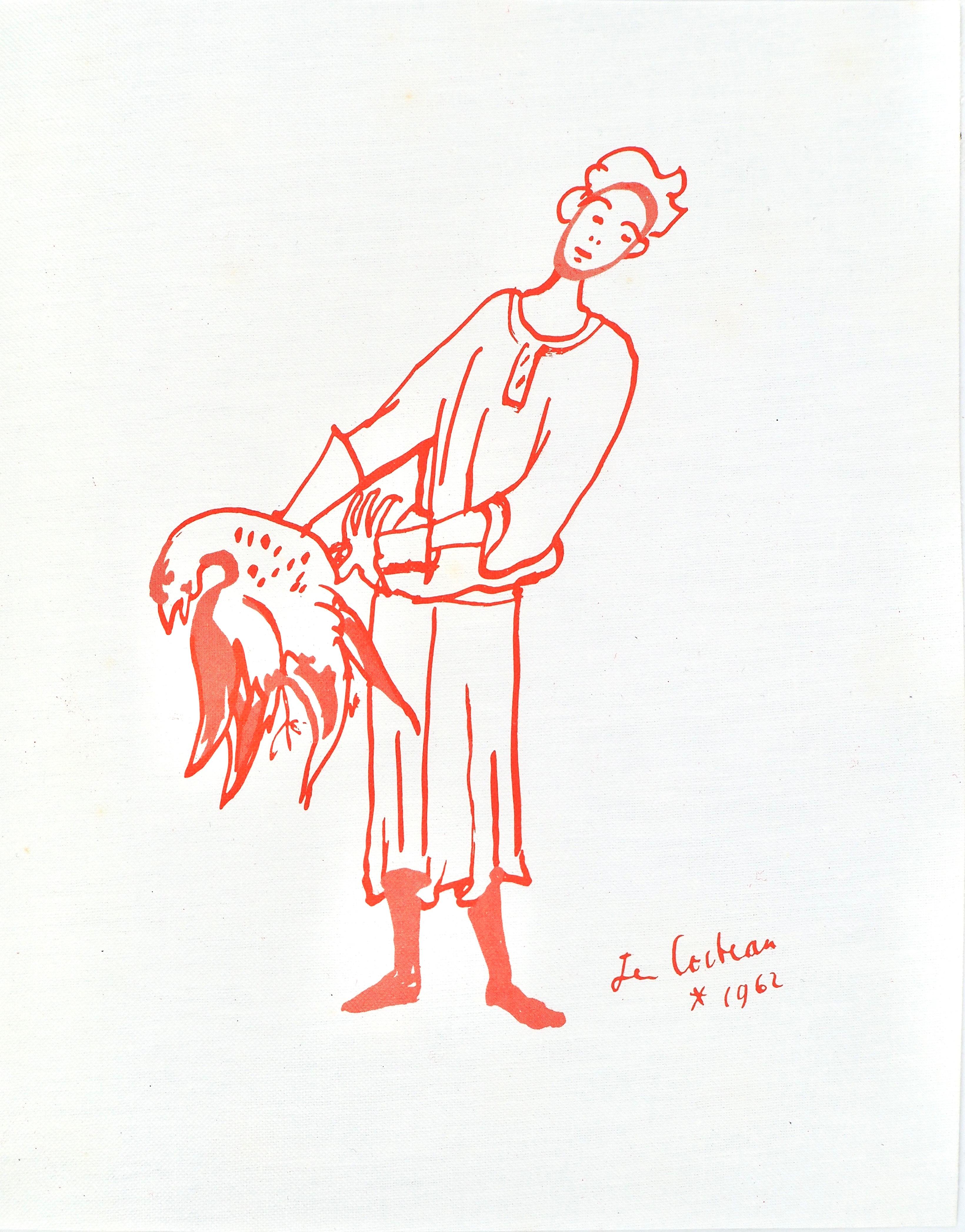 Jean Cocteau, Untitled, from Recipes for a Friend, 1964