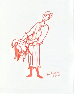 Jean Cocteau, Untitled, from Recipes for a Friend, 1964