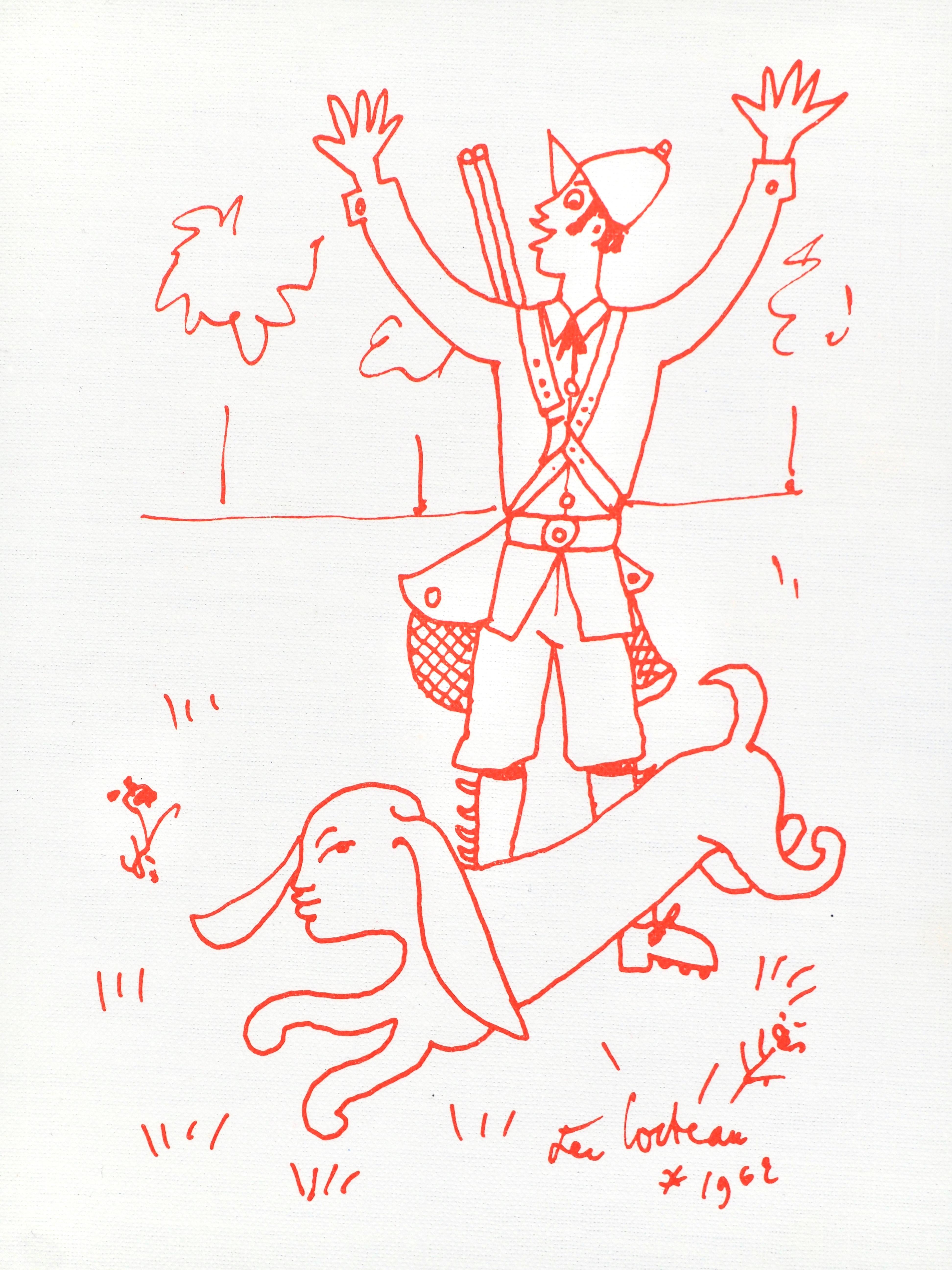Jean Cocteau, Untitled, from Recipes for a Friend, 1964