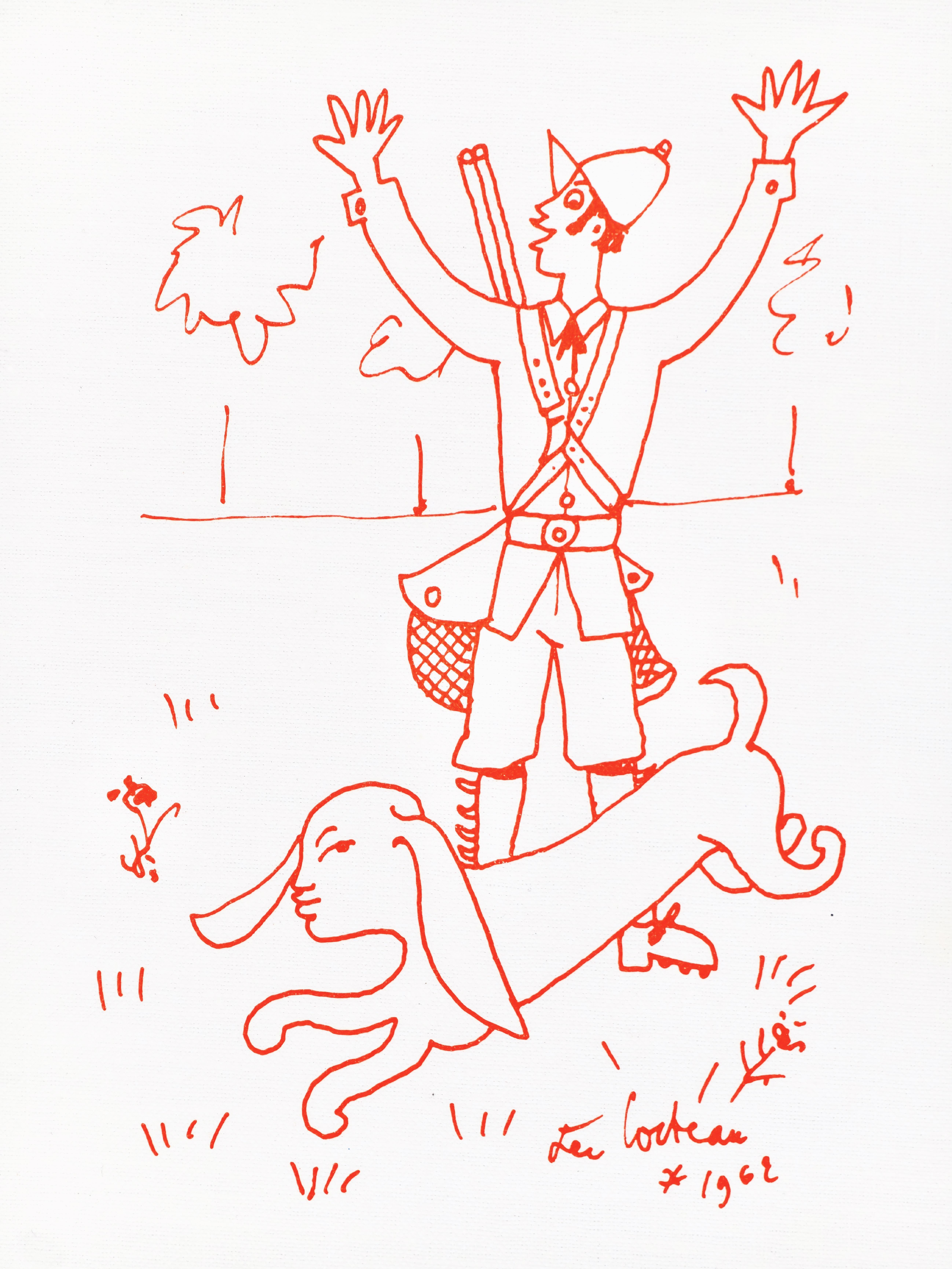 Jean Cocteau, Untitled, from Recipes for a Friend, 1964