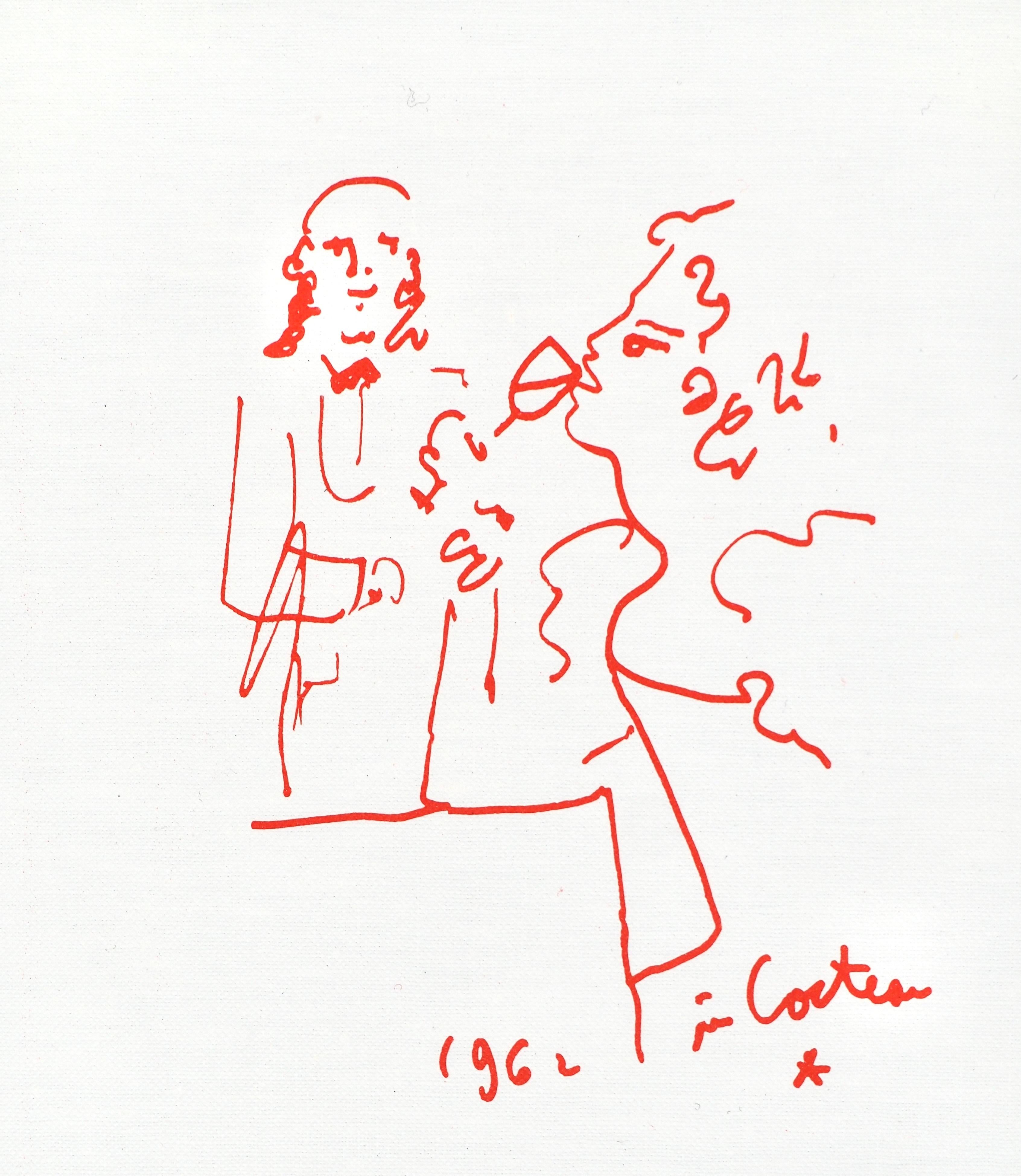 Jean Cocteau, Untitled, from Recipes for a Friend, 1964
