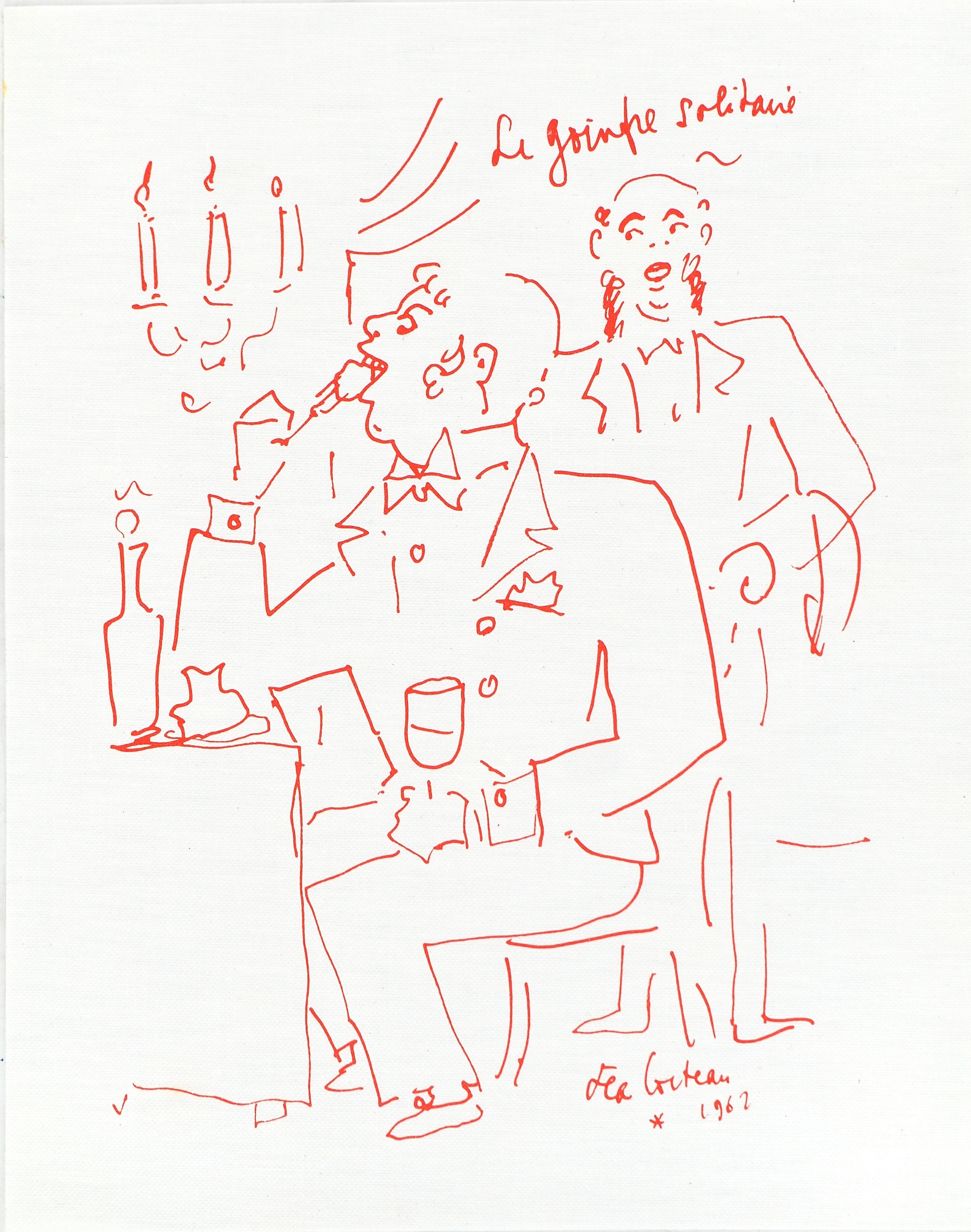 Jean Cocteau, Untitled, from Recipes for a Friend, 1964