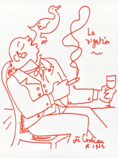Jean Cocteau, Untitled, from Recipes for a Friend, 1964