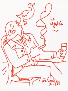 Jean Cocteau, Untitled, from Recipes for a Friend, 1964