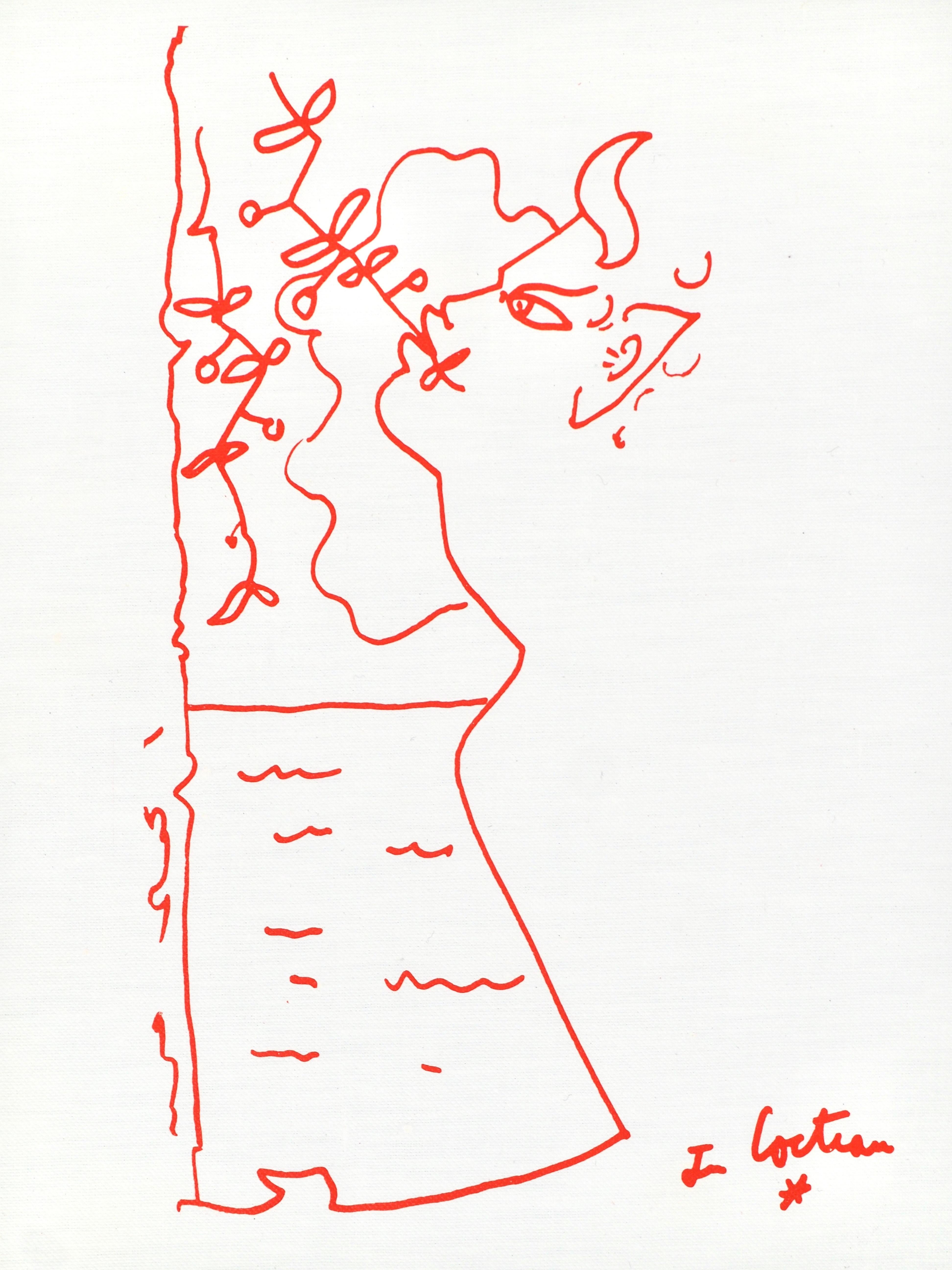 Jean Cocteau, Untitled, from Recipes for a Friend, 1964