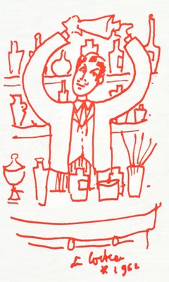 Jean Cocteau, Untitled, from Recipes for a Friend, 1964