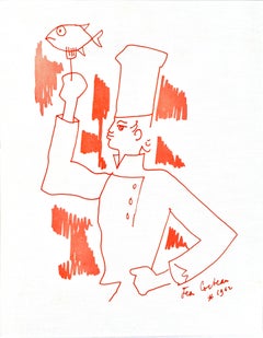 Jean Cocteau, Untitled, from Recipes for a Friend, 1964