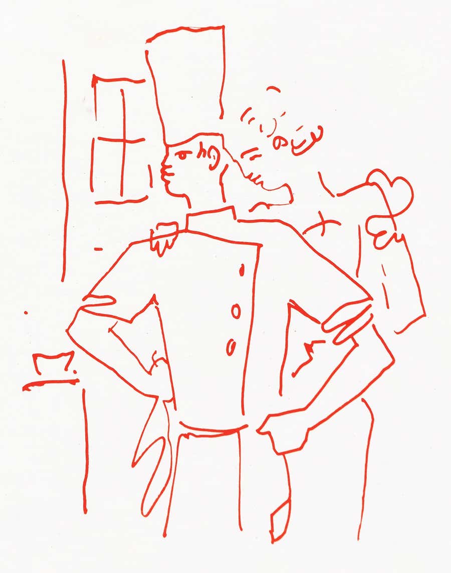 Jean Cocteau, Untitled, from Recipes for a Friend, 1964