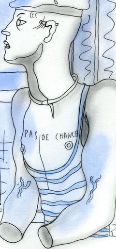 Jean Cocteau, Sans titre, extrait du Livre blanc, 1930