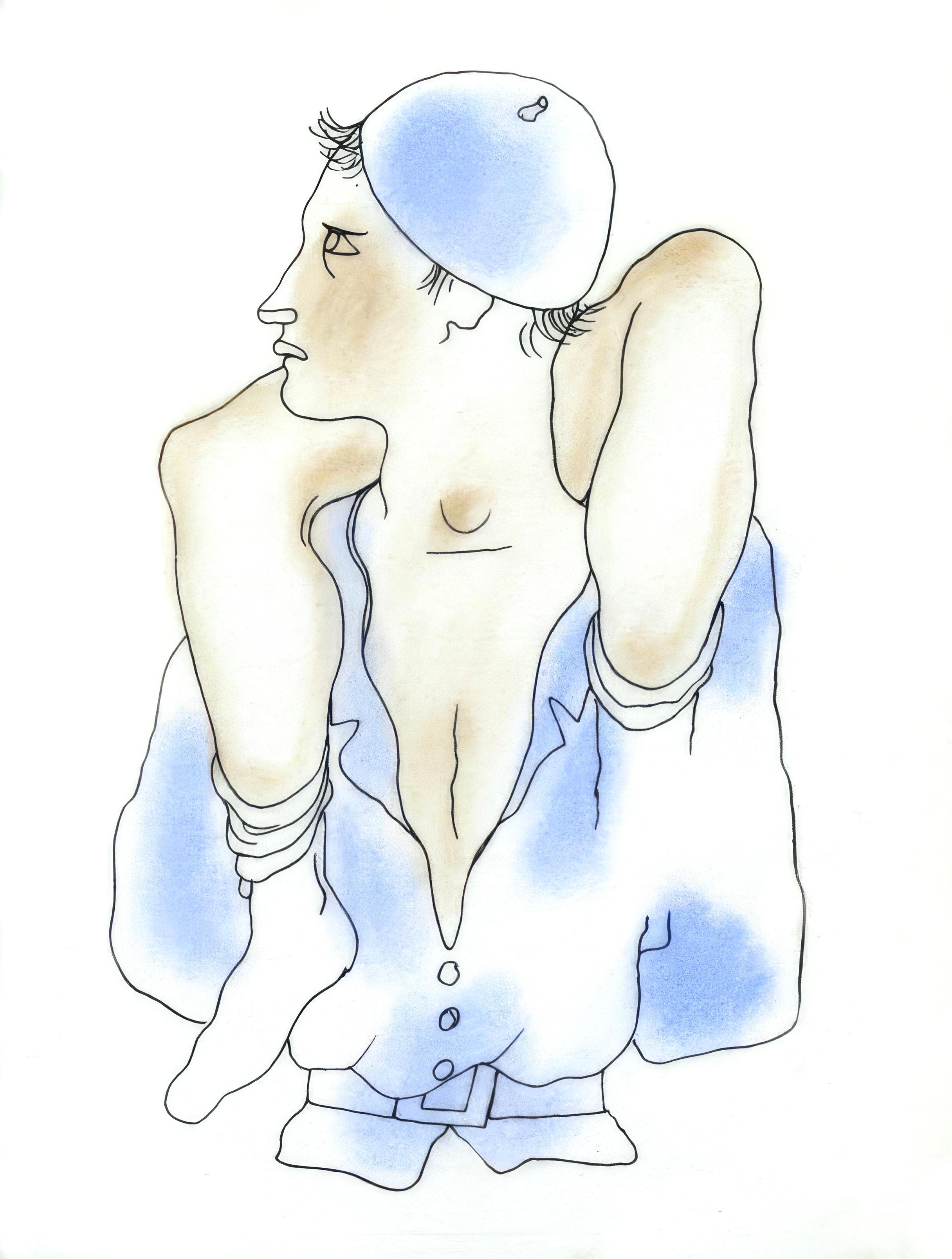 Jean Cocteau, Untitled, from The White Book, 1930