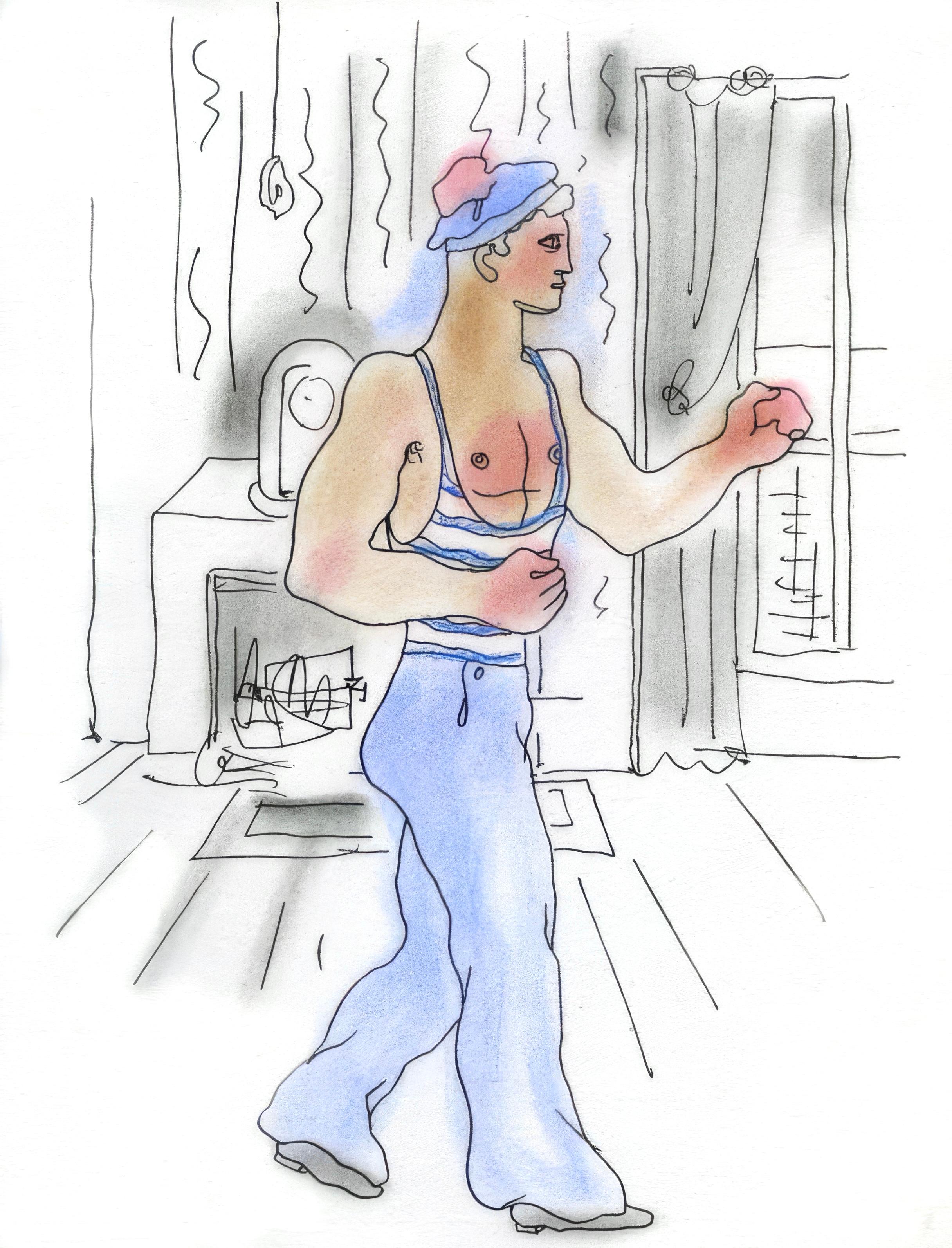 Jean Cocteau, Untitled, from The White Book, 1930