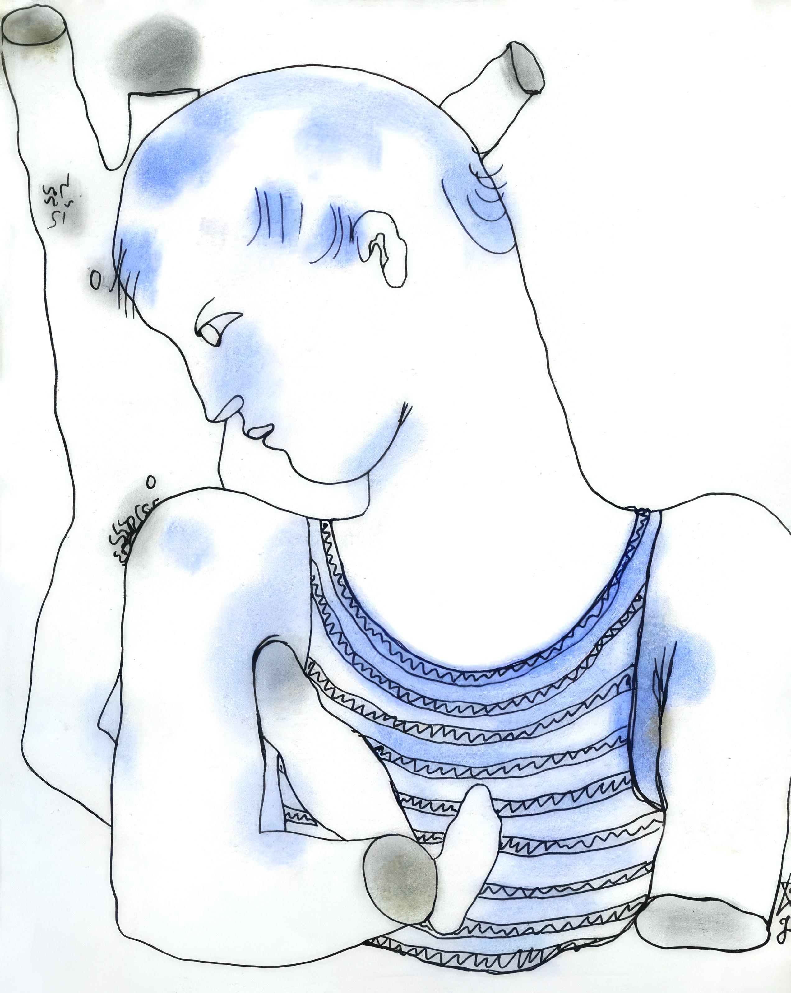 Jean Cocteau, Untitled, from The White Book, 1930