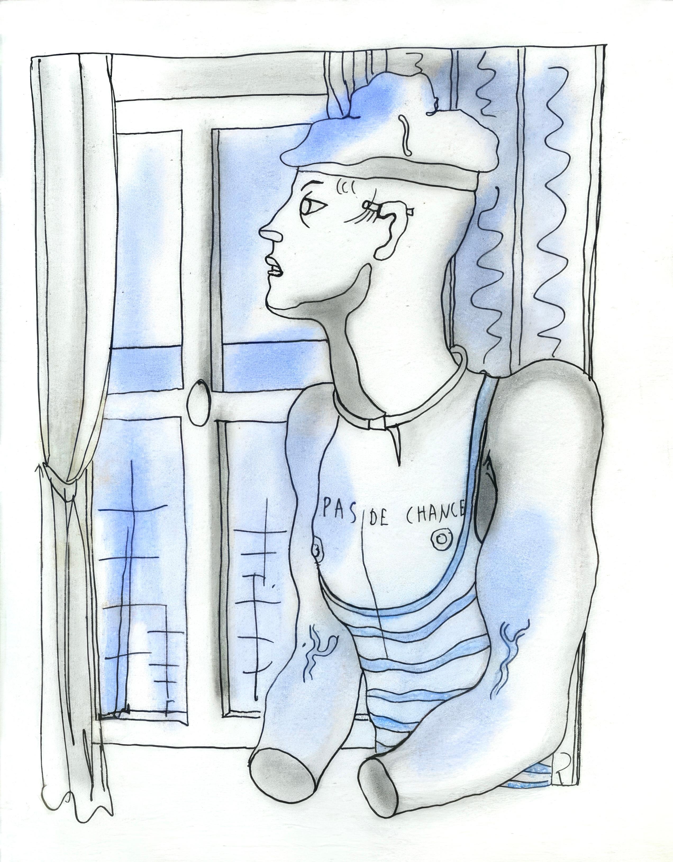 Jean Cocteau, Untitled, from The White Book, 1930