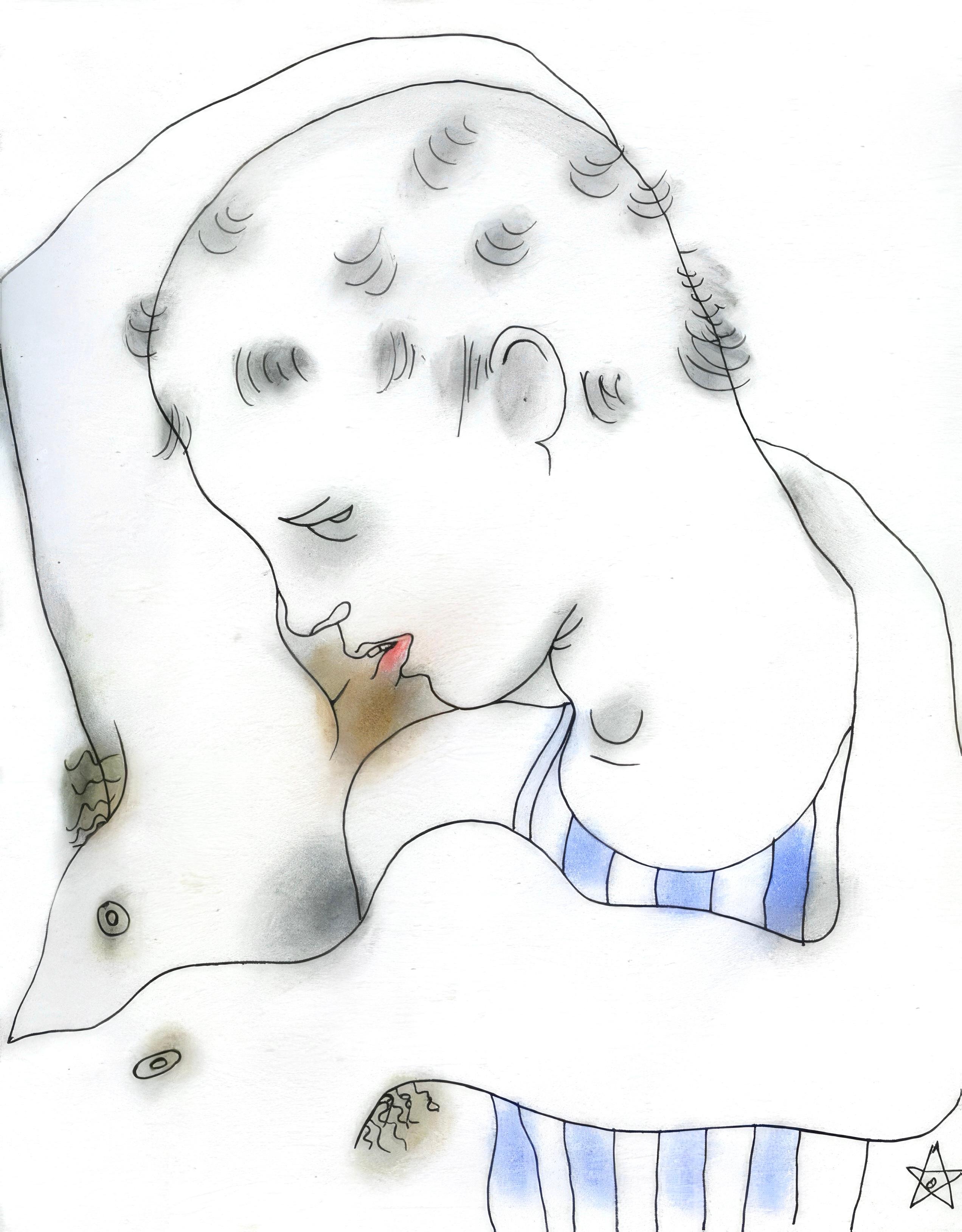 Jean Cocteau, Untitled, from The White Book, 1930