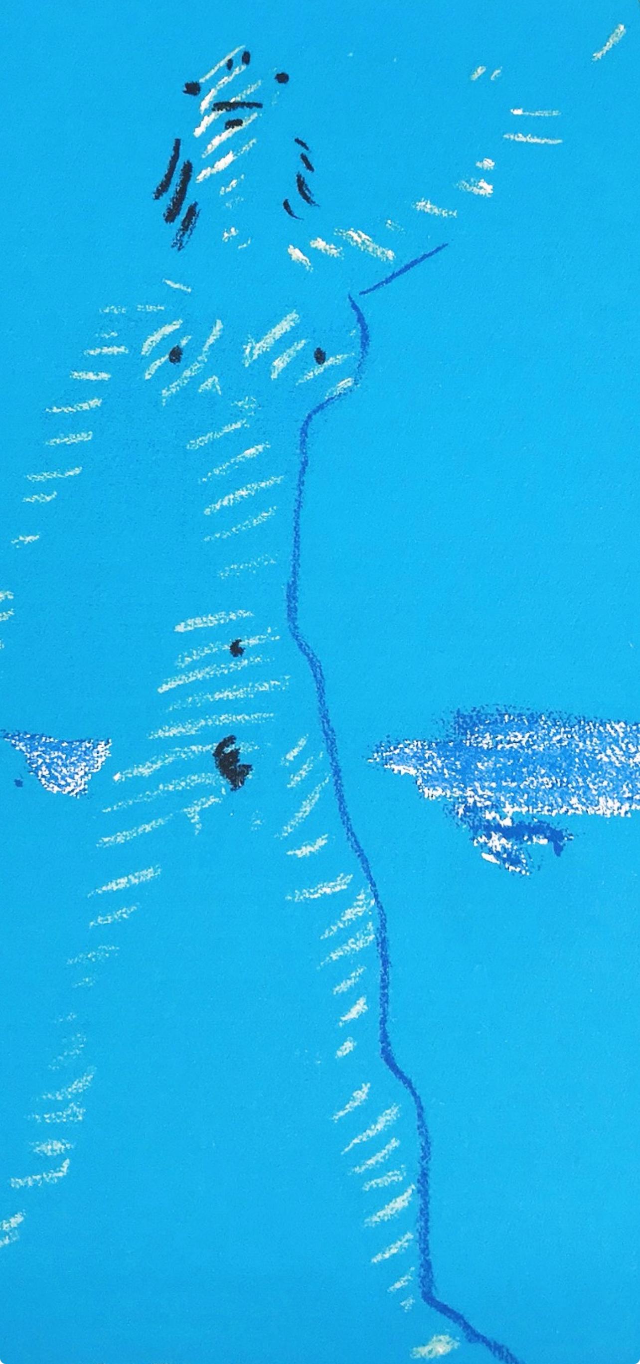 Jean Cocteau, Sans titre, extrait de Sous le manteau du feu, 1955 en vente 1