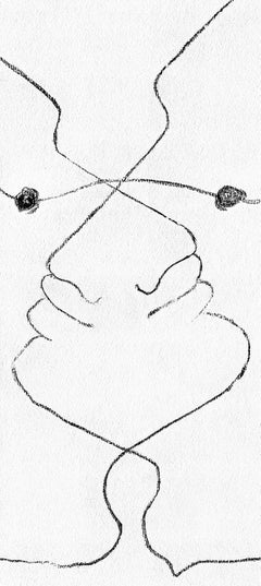 Jean Cocteau, Untitled, from Under the Coat of Fire, 1955