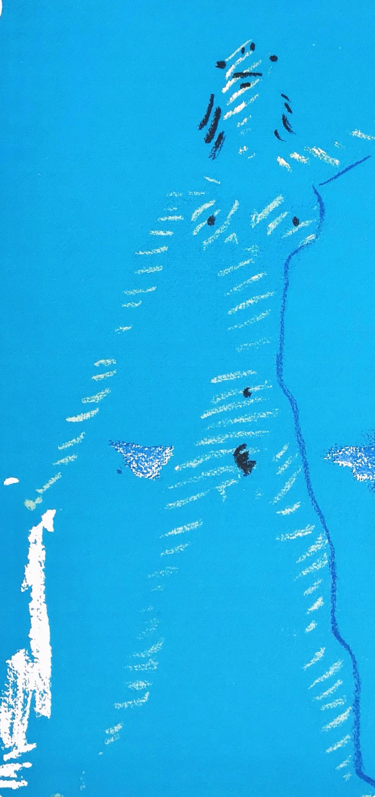 Jean Cocteau, Sans titre, extrait de Sous le manteau du feu, 1955 en vente 2