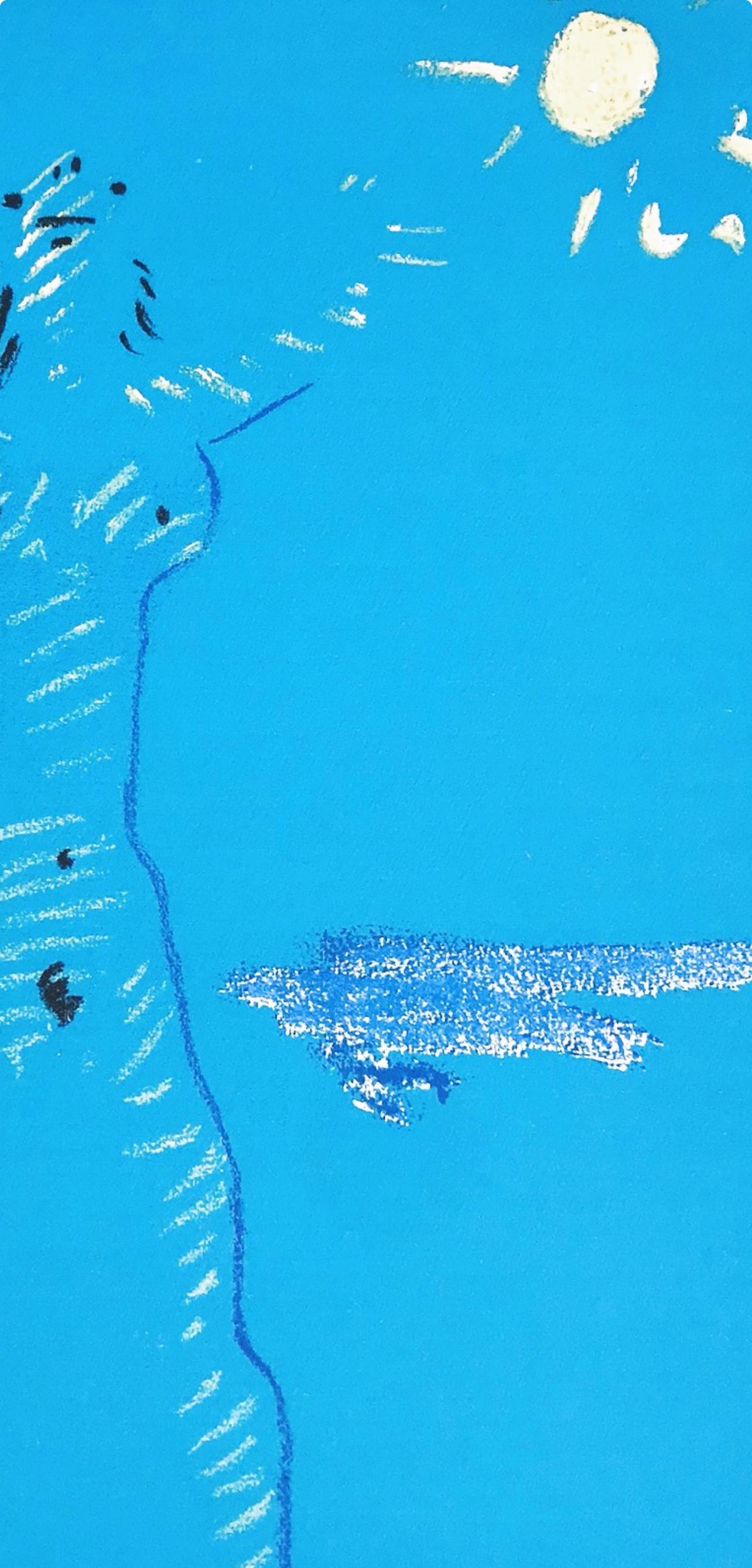 Jean Cocteau, Sans titre, extrait de Sous le manteau du feu, 1955 en vente 3