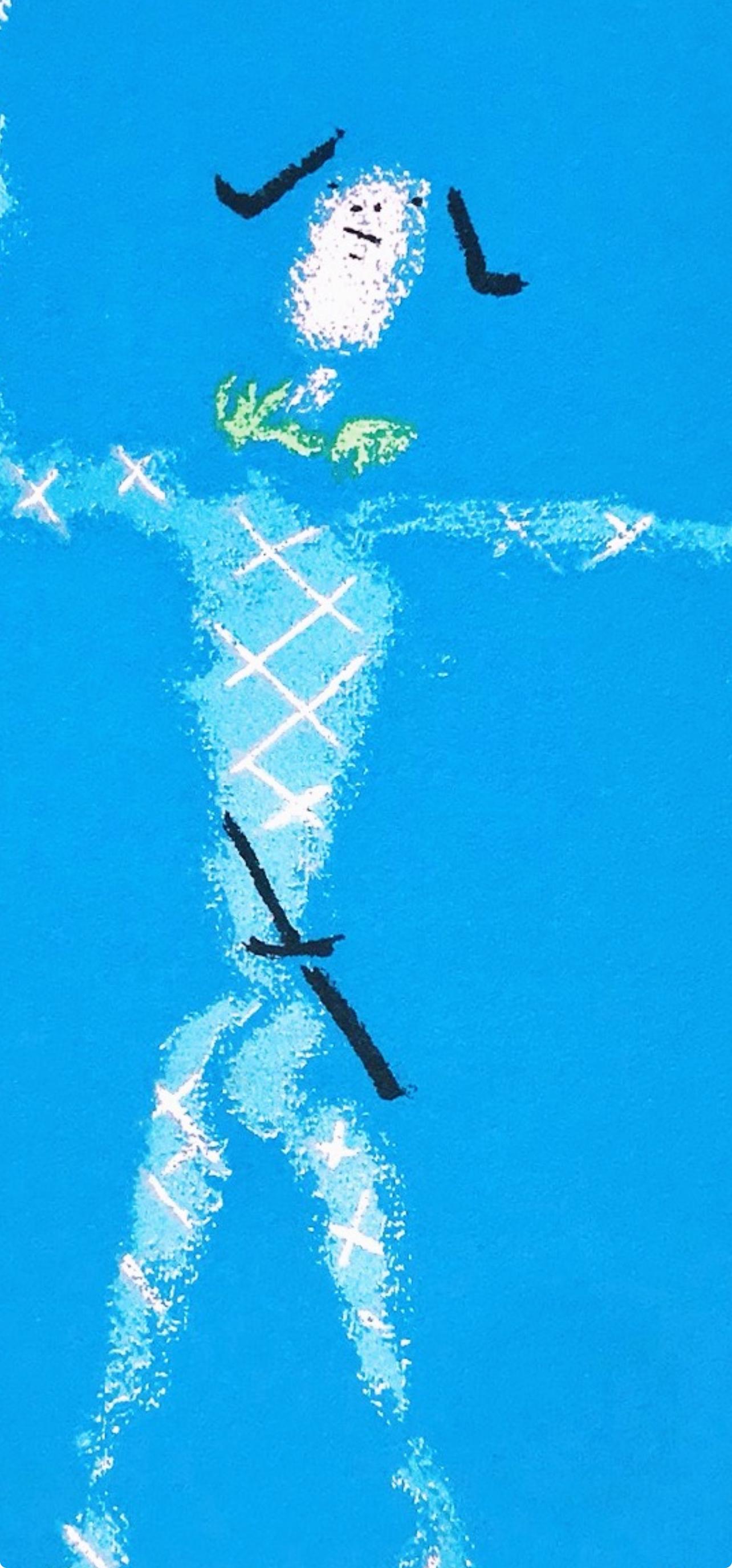 Jean Cocteau, Sans titre, extrait de Sous le manteau du feu, 1955 en vente 3