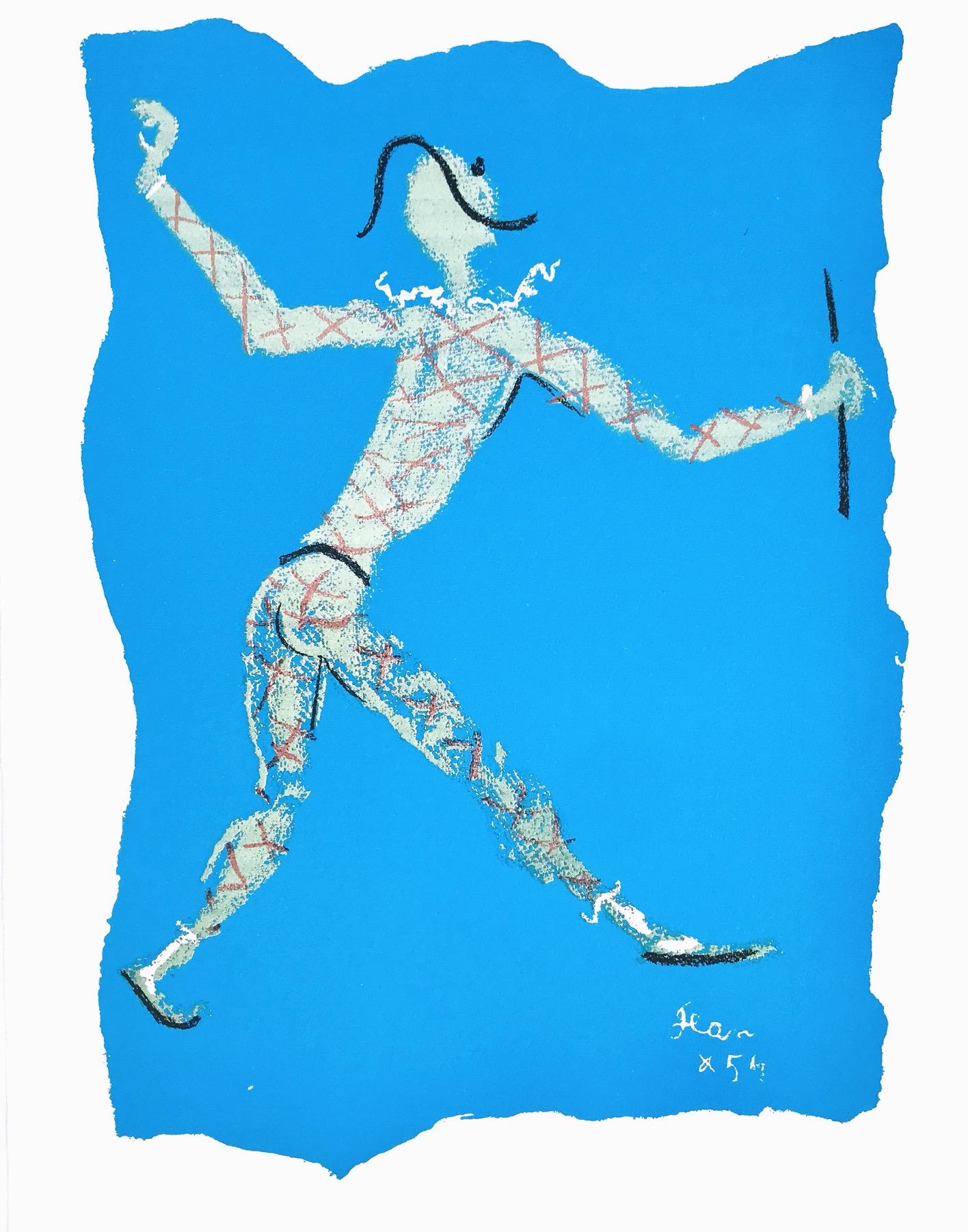 Jean Cocteau, Untitled, from Under the Coat of Fire, 1955