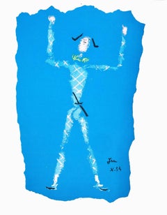 Jean Cocteau, Untitled, from Under the Coat of Fire, 1955