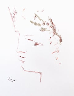 Jean Cocteau, Untitled, from Under the Coat of Fire, 1955