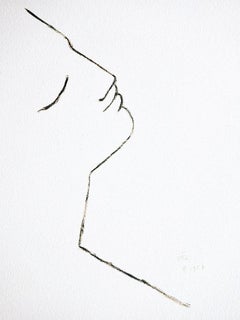 Jean Cocteau, Untitled, from Under the Coat of Fire, 1955