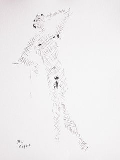 Jean Cocteau, Sin título, de Bajo el manto de fuego, 1955